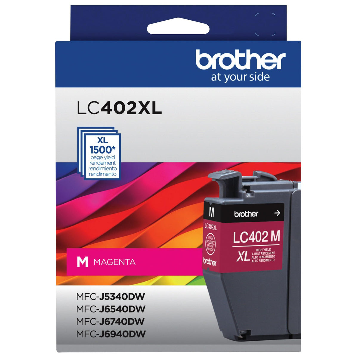 Brother Inkjet Printer Ink LC402XLMS, High Yield