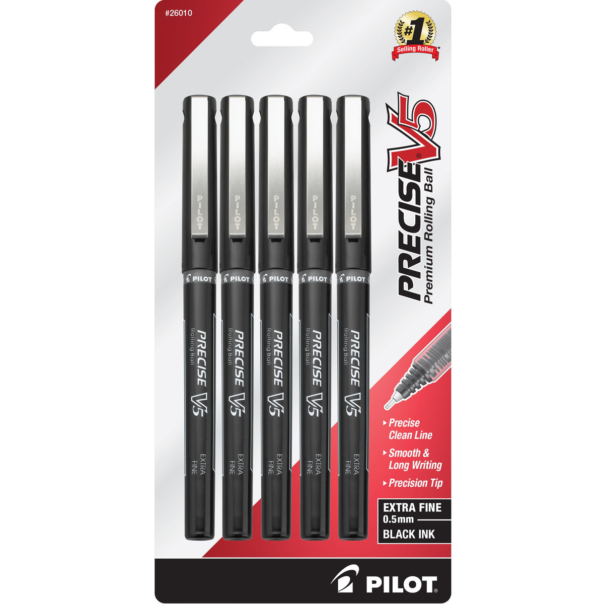 PILOT Writing Instrument 26010, 5 Count