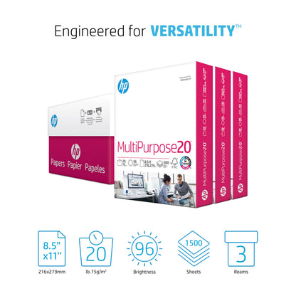 HP Papers Print Copy Paper 112300, 3 Ream | 1500 Sheets – view 2