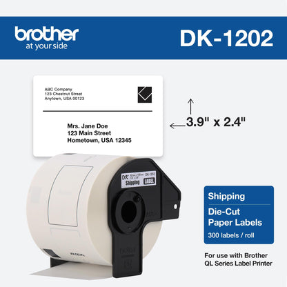 Brother Label DK-1202, 1 Roll, 300 Count – view 2