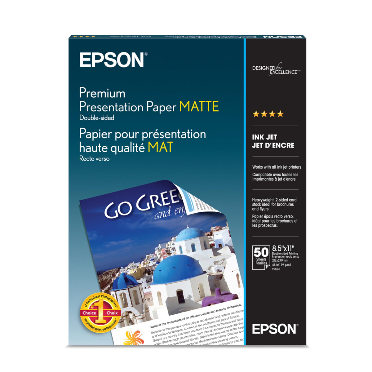Epson Print Copy Paper S041568, 50 Count