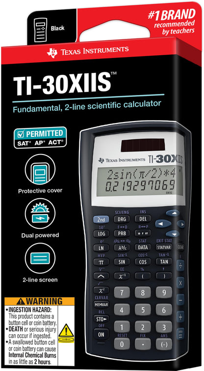 Texas Instruments Calculator 30XIIS/FC, Small – view 7