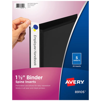 Avery Storage Binder 89105, For 1-1/2" Ring, 25 Count