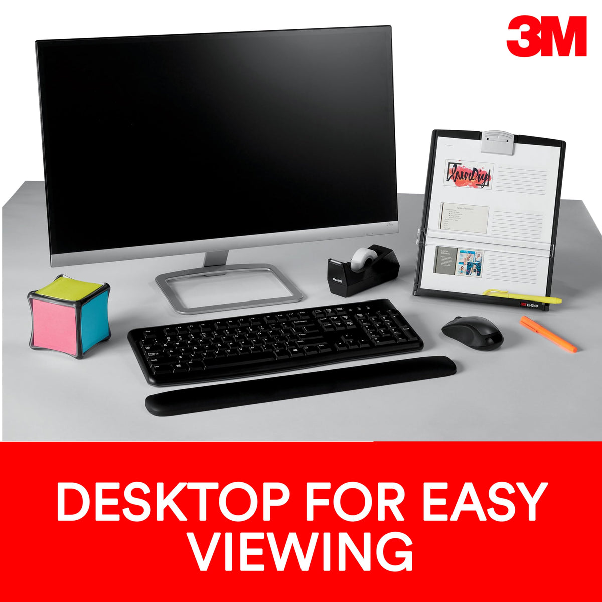 3M Book Document Stand DH340MB, 12-Inch – view 3