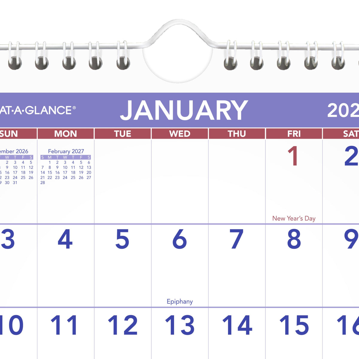 AT-A-GLANCE Calendar PM528, 6.5"W x 7.5"H – view 5