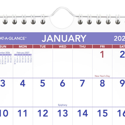 AT-A-GLANCE Calendar PM528, 6.5"W x 7.5"H – view 5