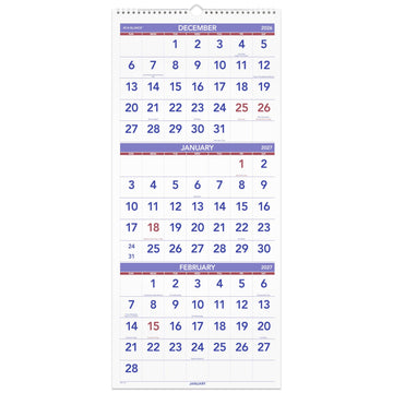 AT-A-GLANCE Calendar PM1128, 12"W x 27"H