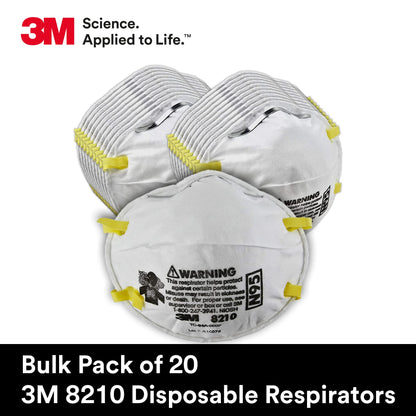 3M Respirator 8210, 1 Count (Pack of 20) – view 8