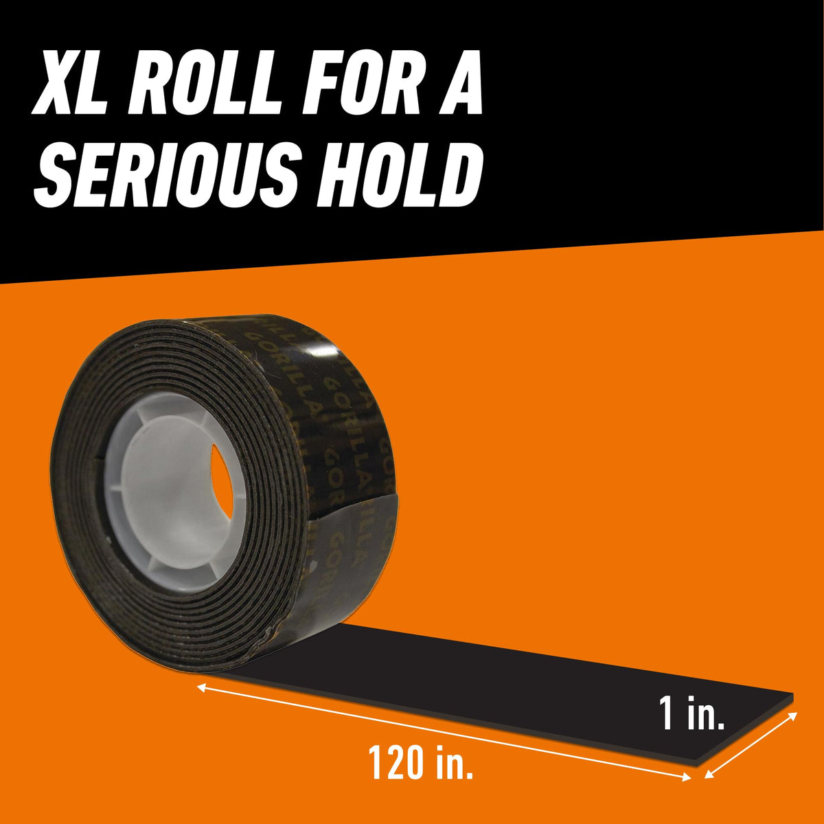 GORILLA Adhesive Tapes 102441, 1" x 120" (1-Pack) – view 5