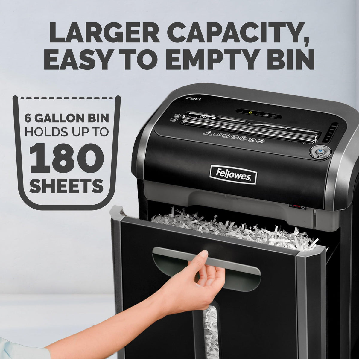 Fellowes Paper Shredder 3227301, 79Ci – view 7