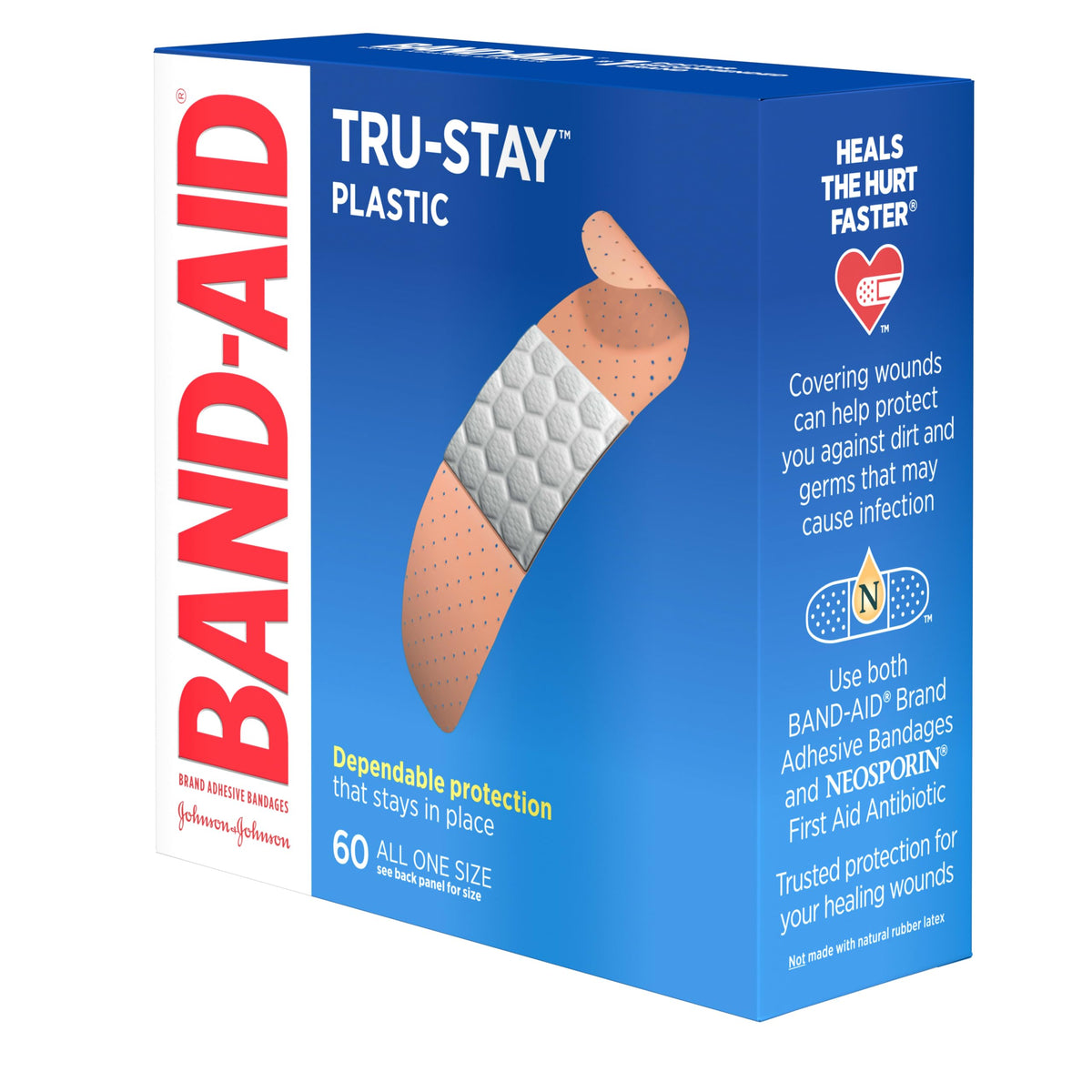 Band-Aid Wound Dressing B0785MZJ8P, 60 Count – view 5