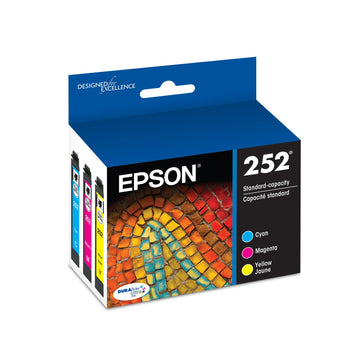 Epson Inkjet Printer Ink T252520, Standard, 3 Count