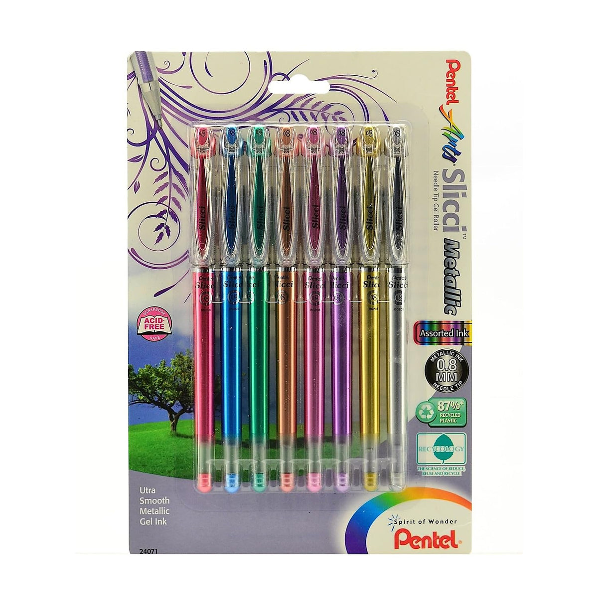 Pentel Writing Instrument BG208BP8M, 8 Count