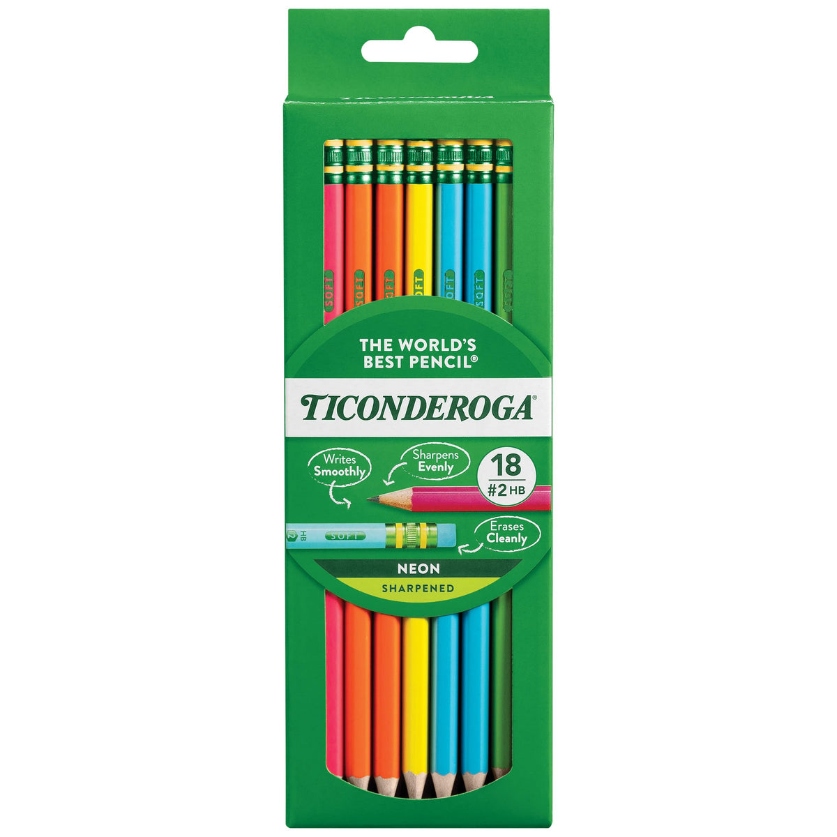 Ticonderoga Writing Instrument 13018, 18 Count