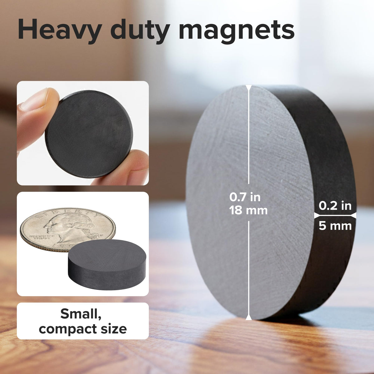 X-bet MAGNET Utility Magnet 2, 0.7x0.2" / 18x5mm – view 2