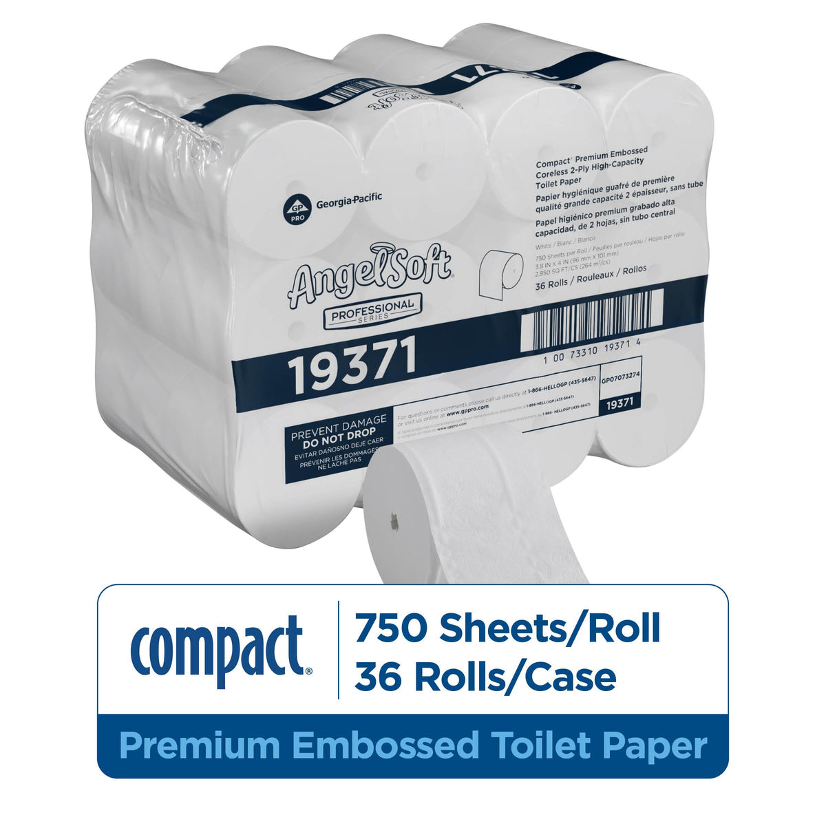 Georgia-Pacific Toilet Paper 19371, 36 Count, 27000 Count – view 2