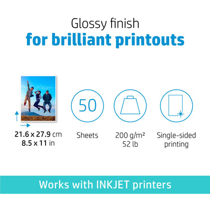 HP Print Copy Paper Q8723A, 8 1/2 x 11, 50 Count – view 3