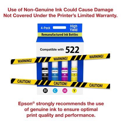Epson Inkjet Printer Ink T522120-BCS, Standard, 4 Count – view 3