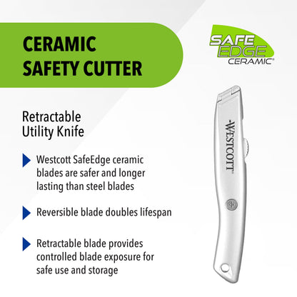 Westcott Utility Knife 00722, Aluminum 1-Pack – view 4