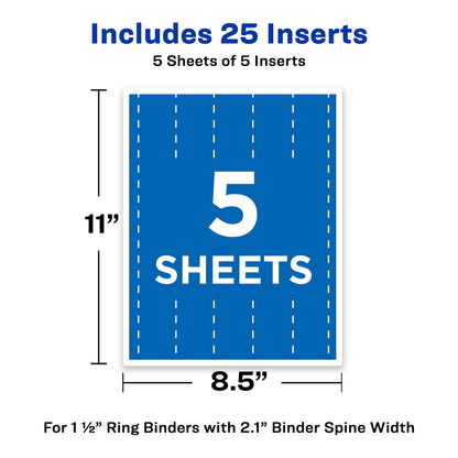 Avery Storage Binder 89105, For 1-1/2" Ring, 25 Count – view 5
