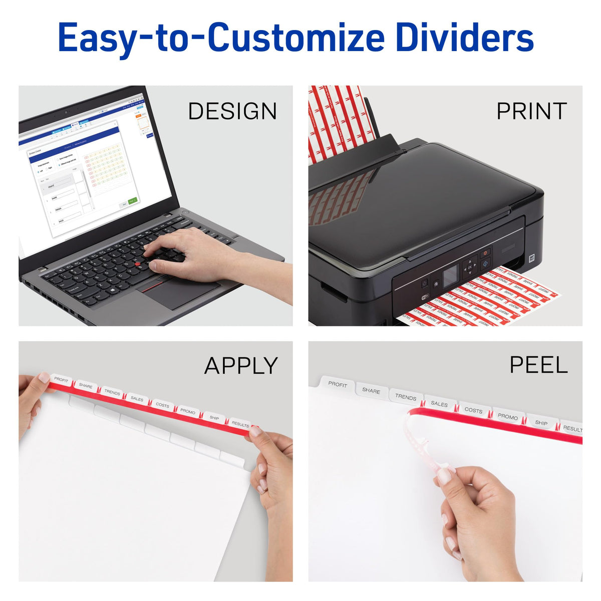 Avery Binder Divider 11447, 8 tab – view 2