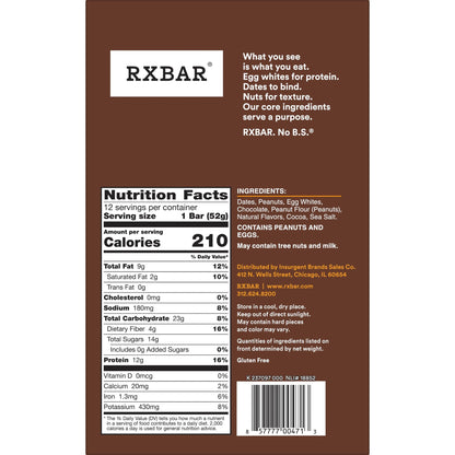 RXBAR Snack Food Bar RXB1001/100/105, 12 Count – view 9