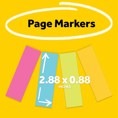 Post-it Self Stick Note 671-4AU, 4.7" x 0.3" – view 2