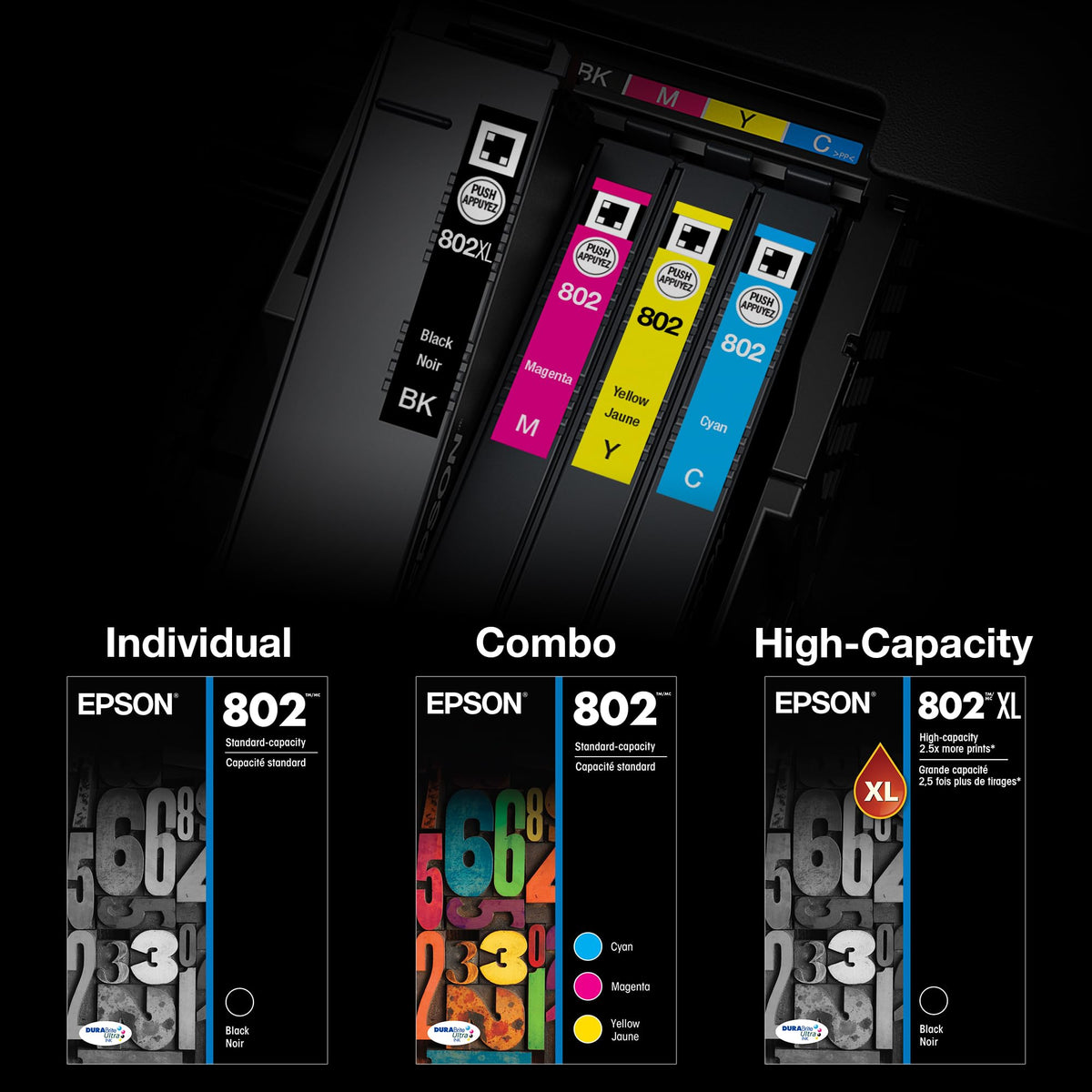 Epson Inkjet Printer Ink T802XL320, High Capacity – view 5