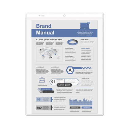 C-Line Card Document Sleeve 80912, 9 x 12-Inch, 50 Count – view 4