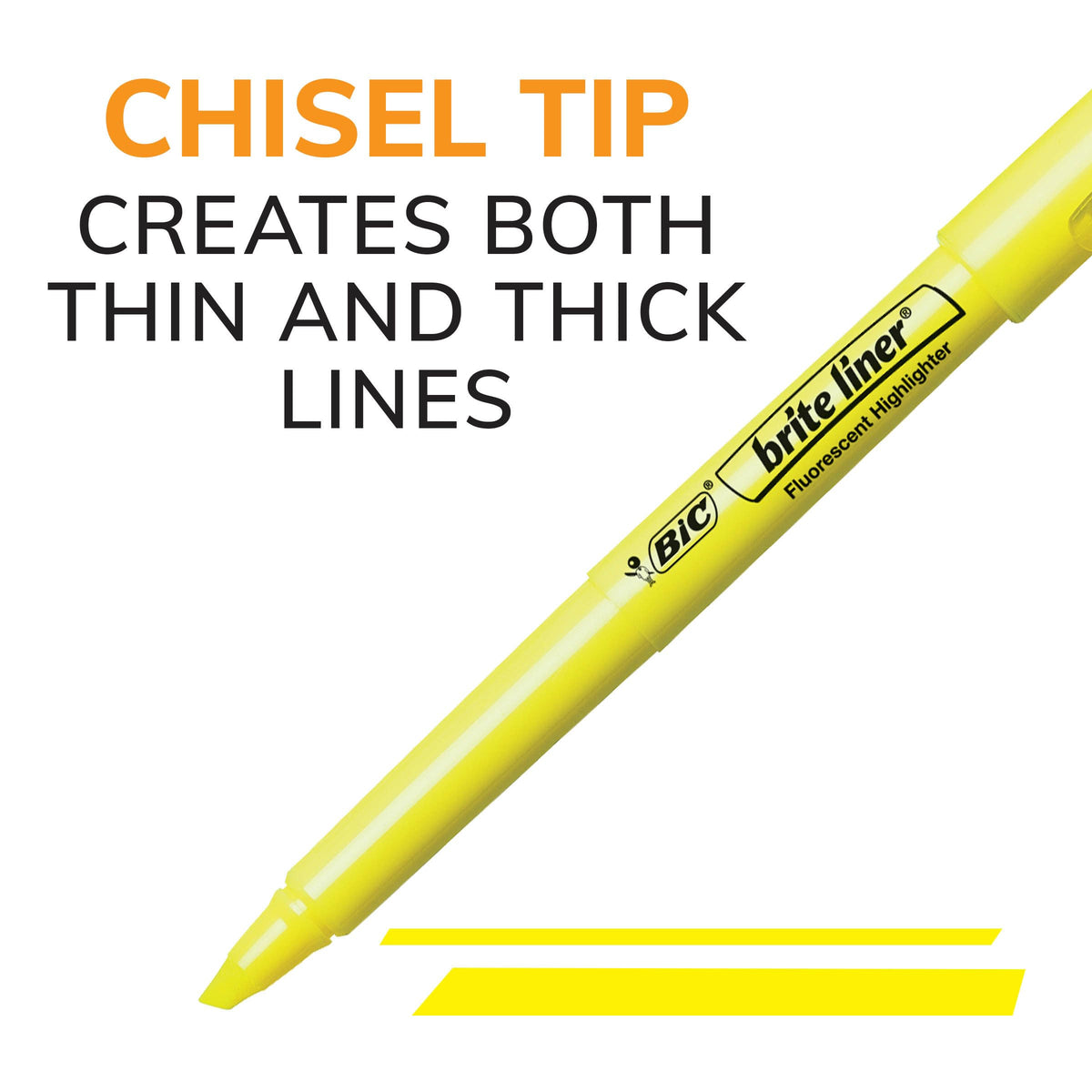 BIC Marking Pen BL241-YEL, 24 Count – view 3