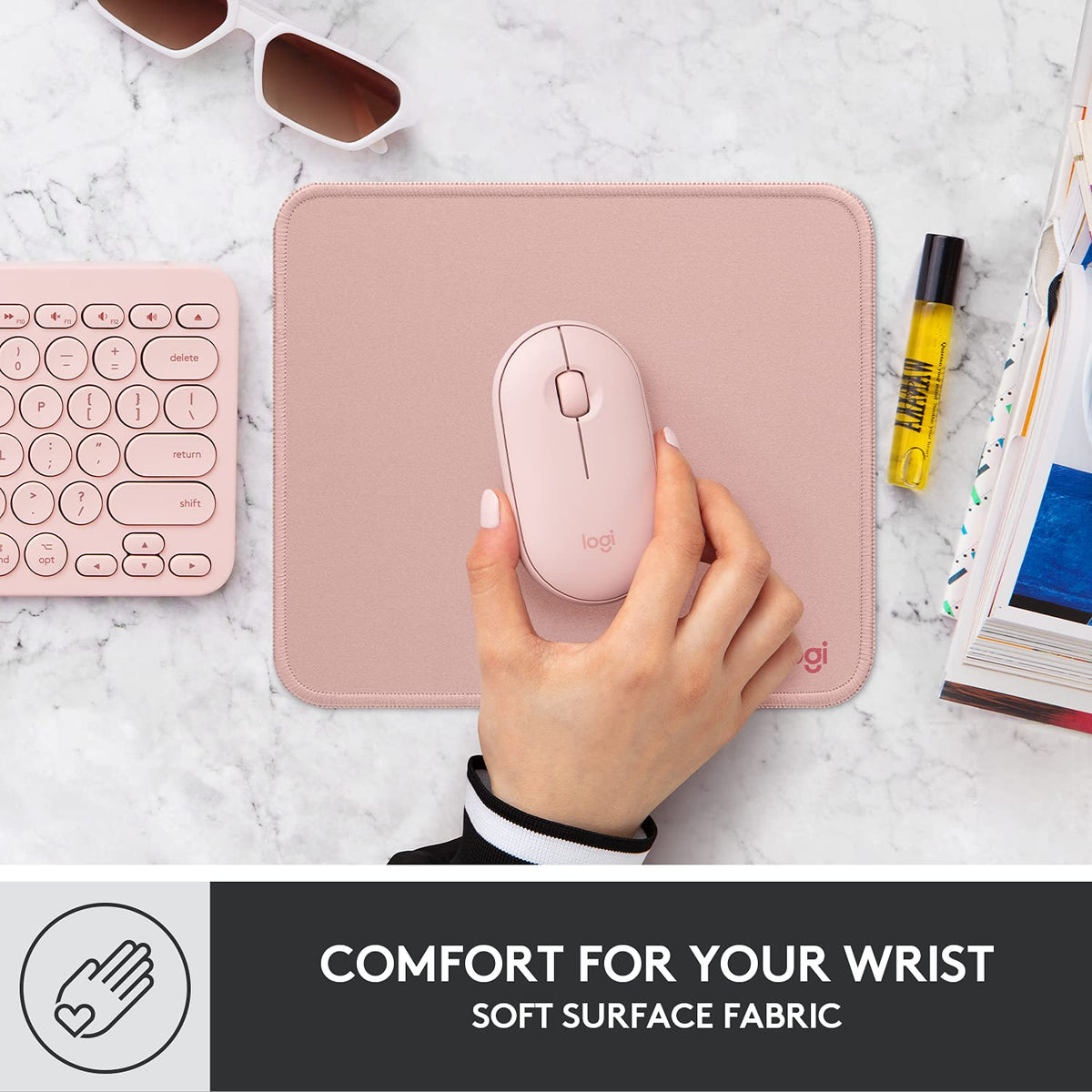 Logitech Mouse Pad 956-000037, 20L x 23W in – view 7