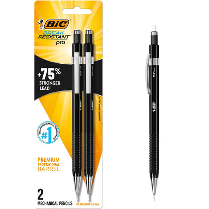 BIC Writing Instrument MVR7P2-BLK, 2 Count