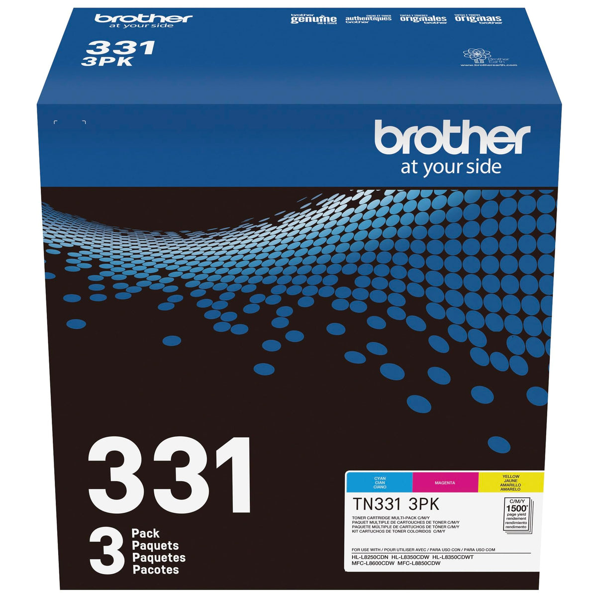 Brother Laser Printer Toner TN3313PK, 3 Pack – view 7