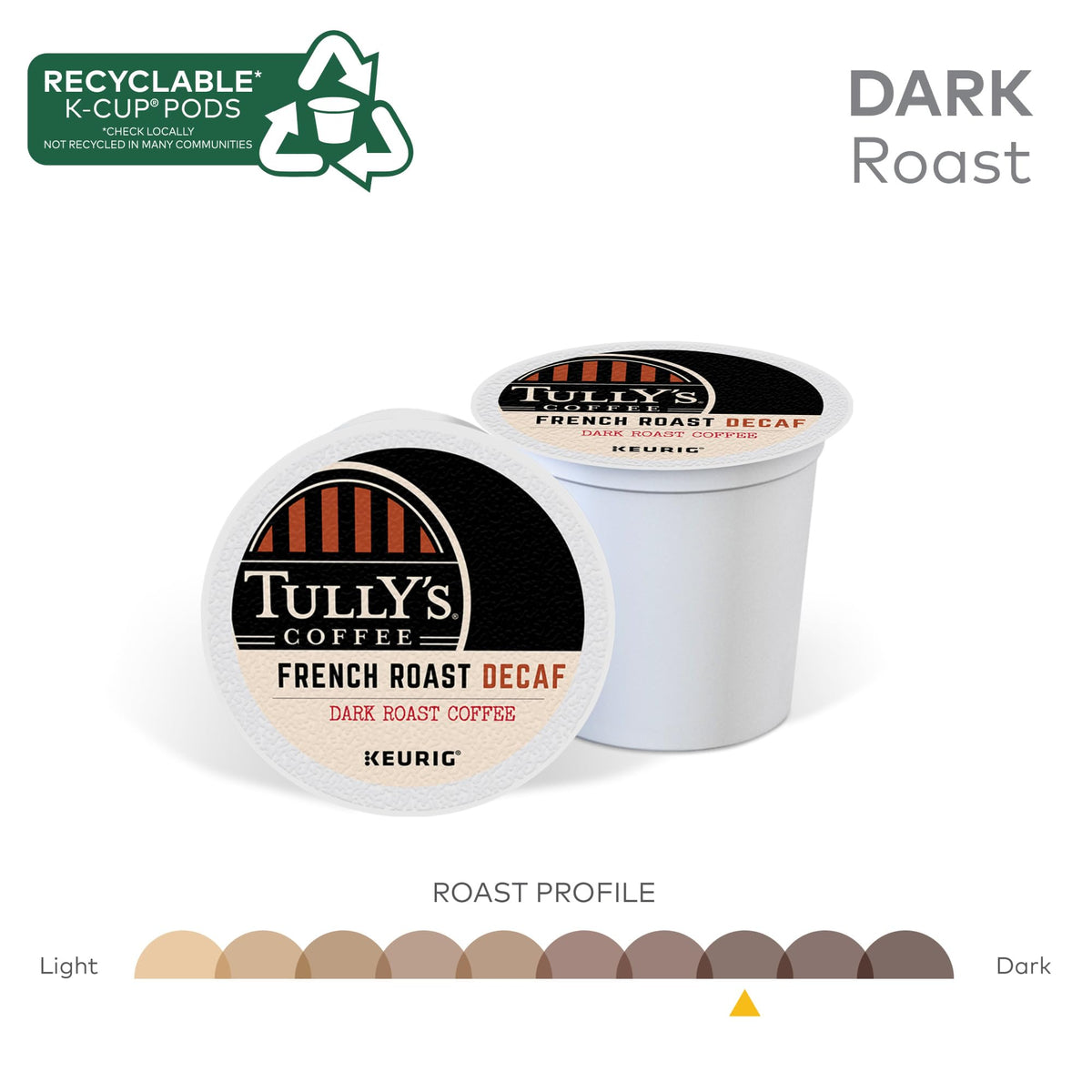 TULLY'S Coffee tuldecfr100, 24 Count (Pack of 4), 96 Count – view 4
