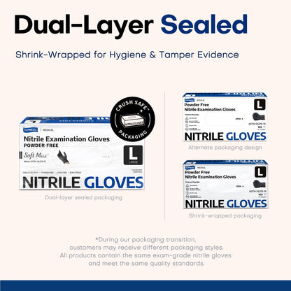 Supmedic Protective Glove SKF-Black, Large, 100 Count – view 5