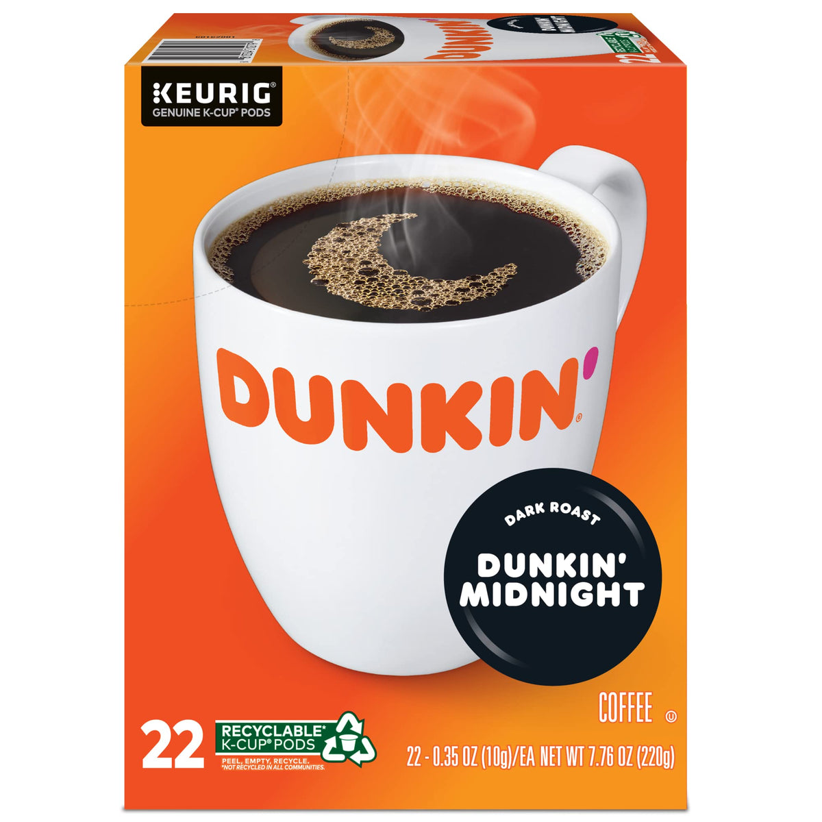 Dunkin' Coffee 881334012798CA, 22 Count (Pack of 4), 88 Count – view 4