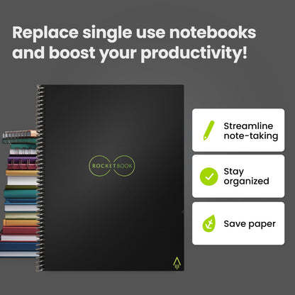 Rocketbook Blank Book EVR-L-R, Classic Letter – view 7