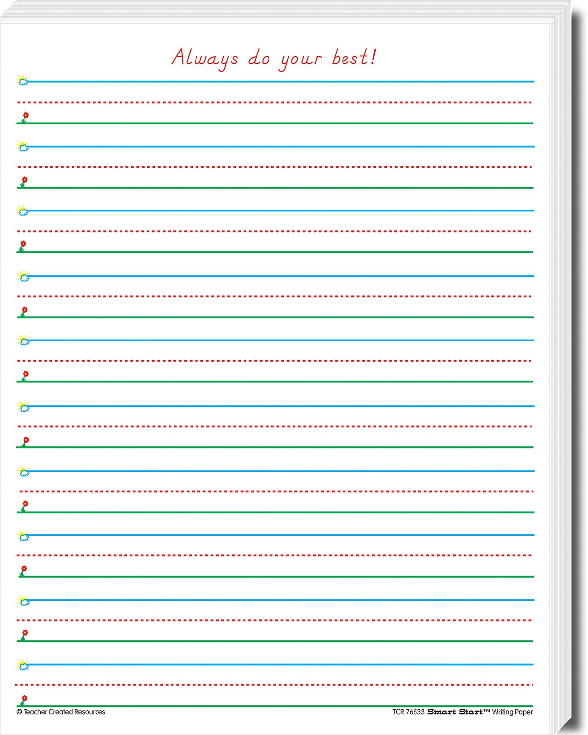 Teacher Created Resources Writing Paper 76533, 360 Sheets