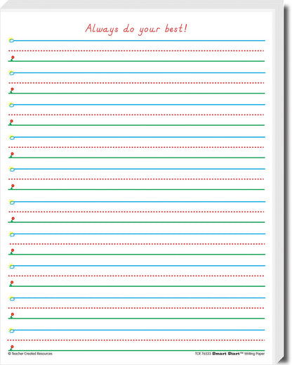 Teacher Created Resources Writing Paper 76533, 360 Sheets