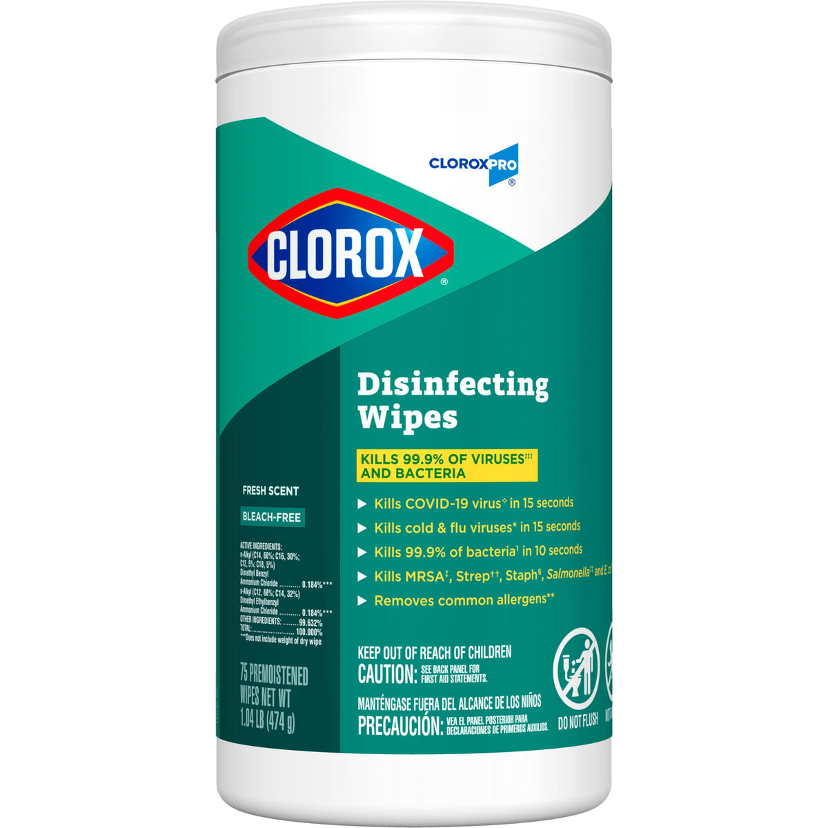 CloroxPro Surface Cleaning Wipe 15949, 75 Count – view 11