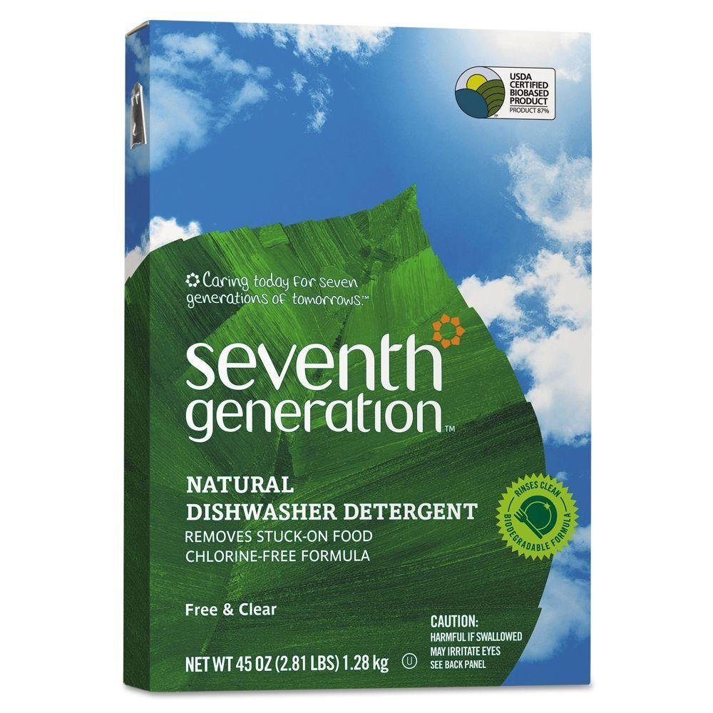 Seventh Generation Dishwasher Detergent SEV 22150, 45 Ounce (Pack of 12)