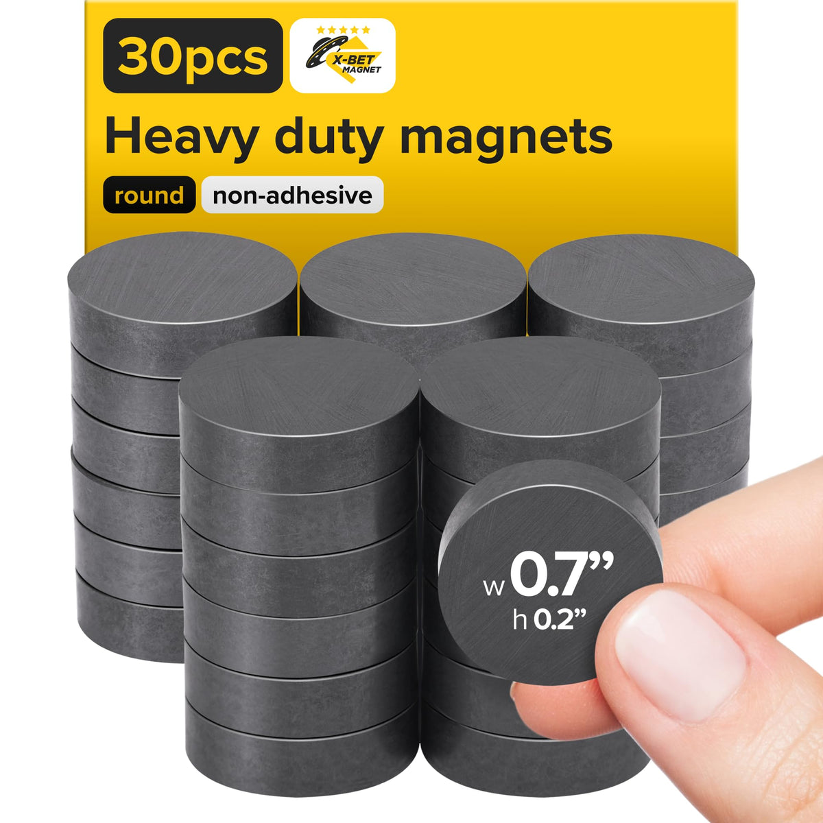 X-bet MAGNET Utility Magnet 2, 0.7x0.2" / 18x5mm