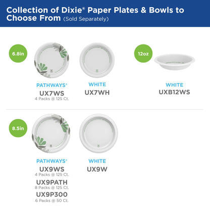 Georgia-Pacific Dishware Plate UX7WS, 125 Count (Pack of 4), 500 Count – view 9
