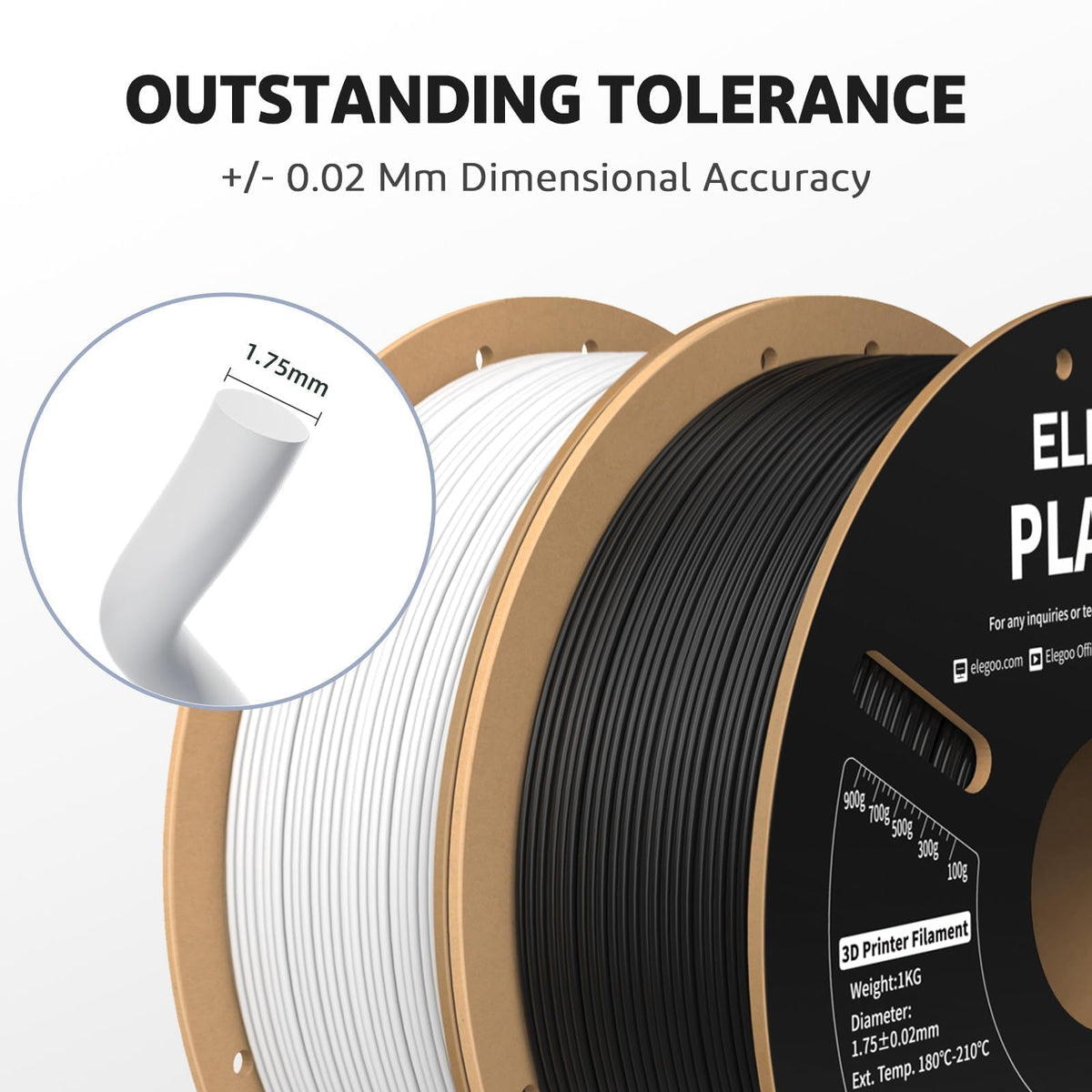 ELEGOO Thermoplastic Filament CA-EL-3D-Pr05, 1kg – view 2