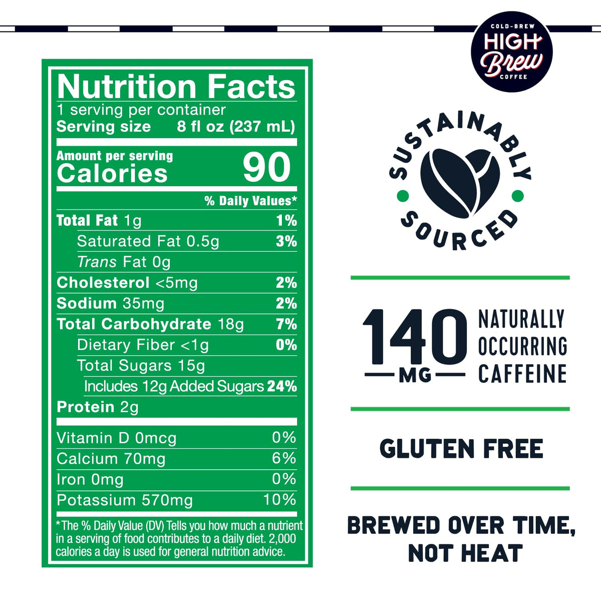 High Brew Coffee Coffee HBCDCM, 8 Fl Oz (Pack of 12) – view 3