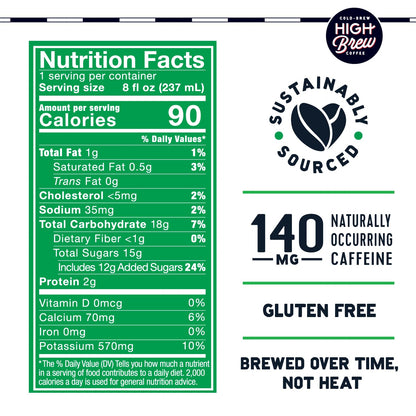 High Brew Coffee Coffee HBCDCM, 8 Fl Oz (Pack of 12) – view 3