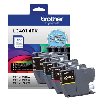 Brother Inkjet Printer Ink LC4014PKS, Standard Yield 4-Pack – view 2