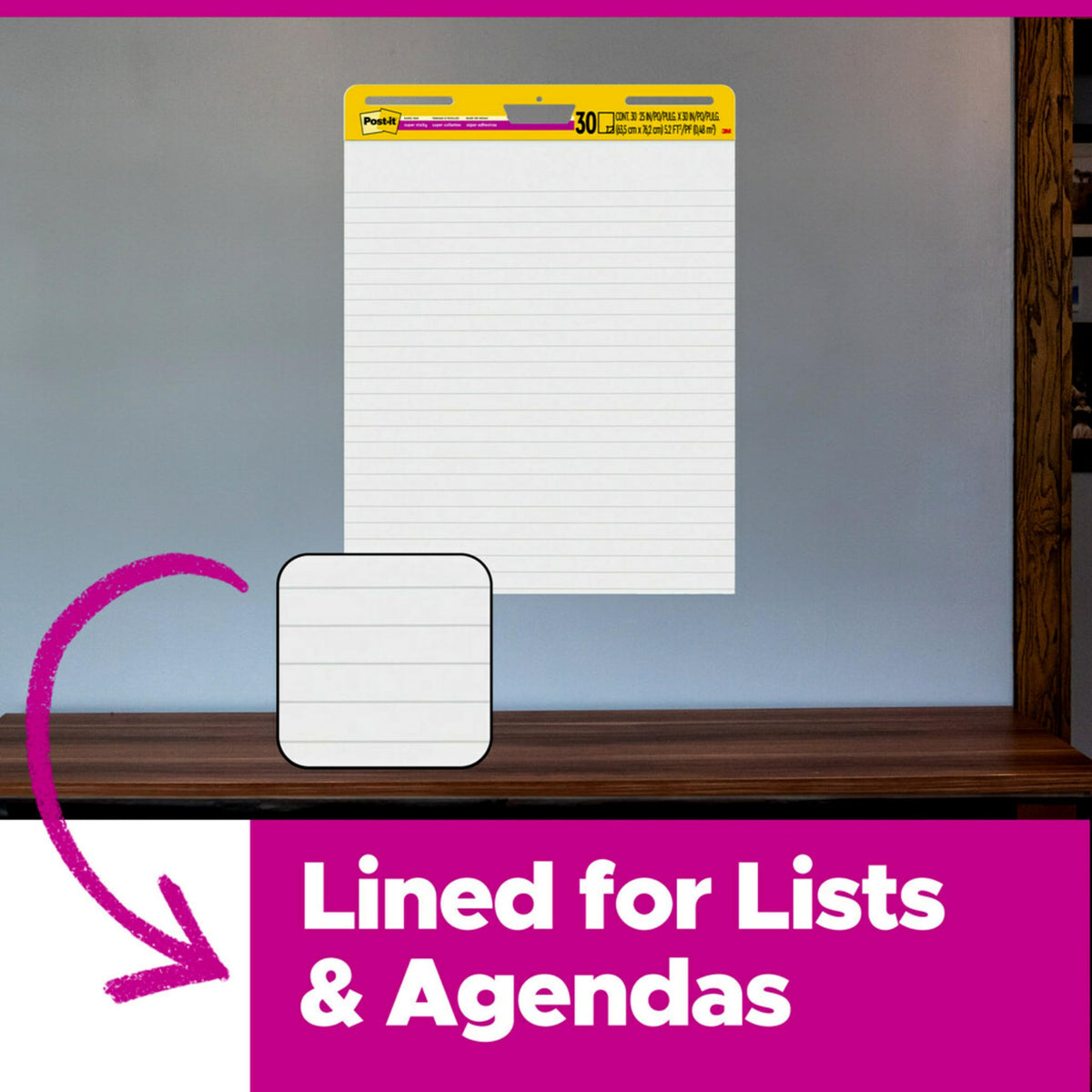 Post-it Blank Book 561WL VAD 2PK, 25" x 30" – view 10
