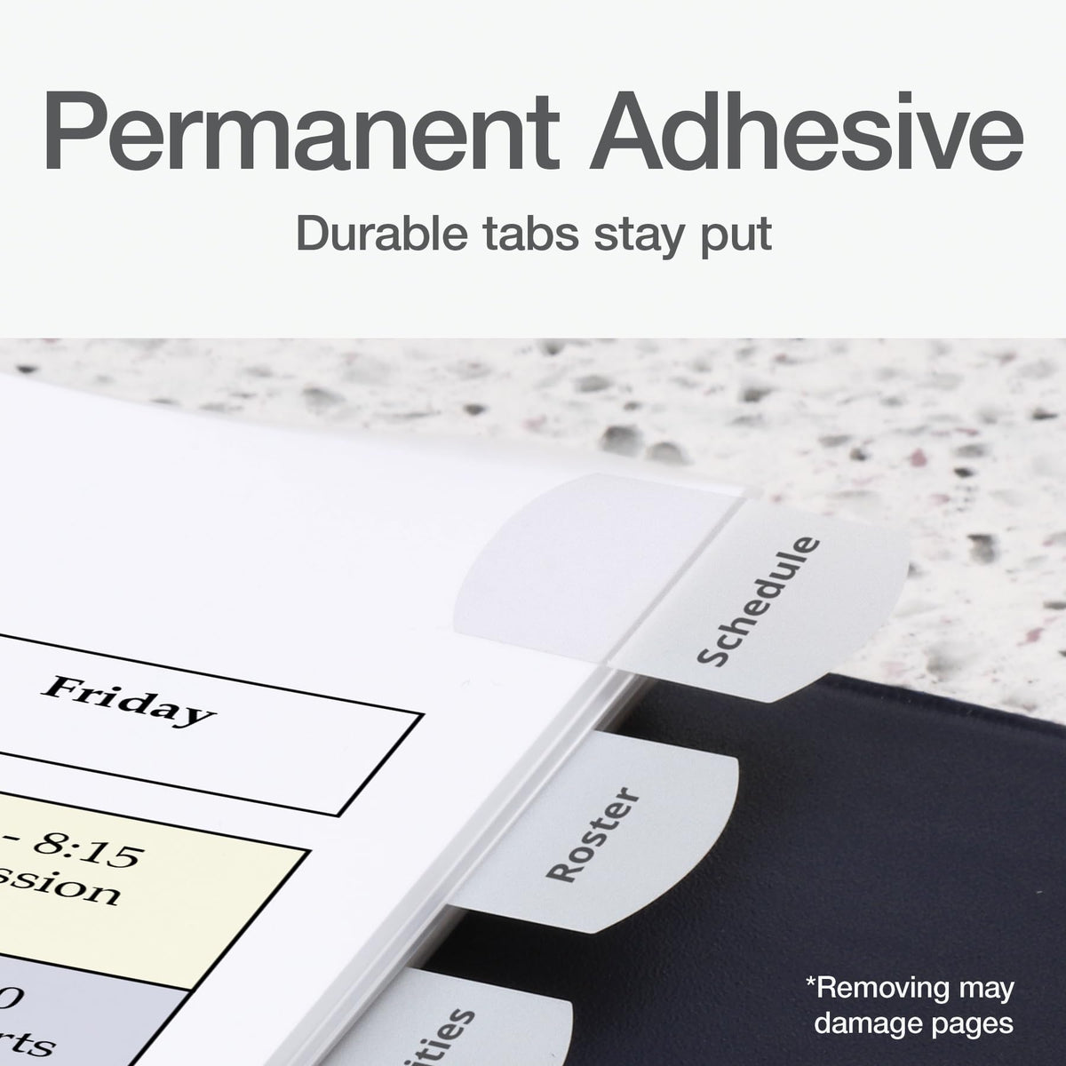 Redi-Tag Binder Divider 39017, 375 Tabs per Pack – view 4