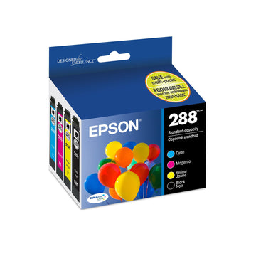 Epson Inkjet Printer Ink T288120-BCS, Multi-Pack